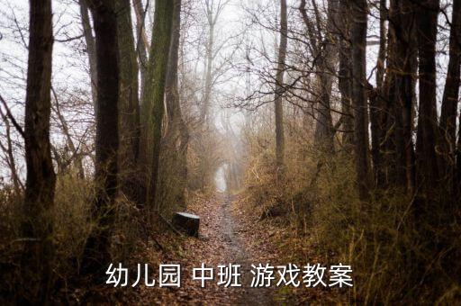 中班游戲說課稿,中班體育游戲說課稿范文...